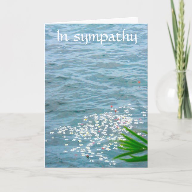 In Sympathy Verse  Card (Front)