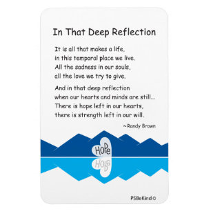 In That Deep Reflection_4"x6" Flexible Magnet
