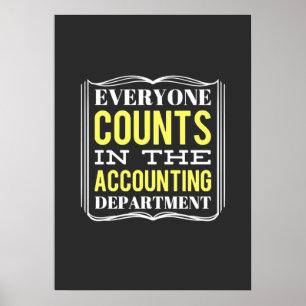 In The Accounting Department Poster