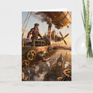 In The Air Birthday Card