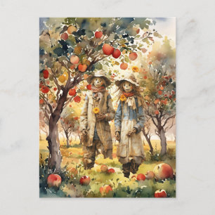 In The Apple Orchard Postcard