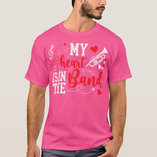 In The Band Trumpet Mum Of A Trumpet Player Mum Tr T-Shirt