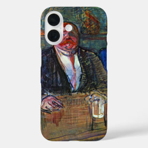 In The Bar by Toulouse Lautrec, Vintage Fine Art iPhone 16 Case