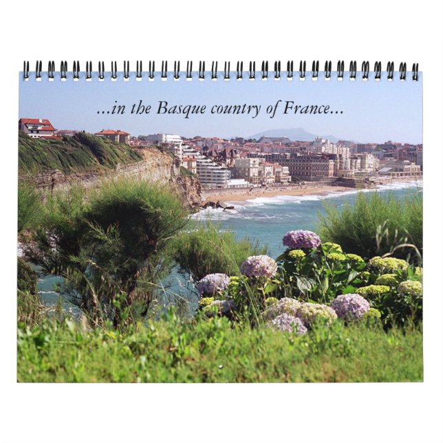 ...in the Basque country of France... Calendar (Cover)