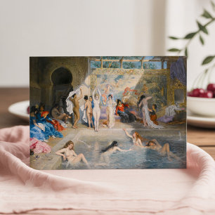 In the Baths   A. L. Prévost Card