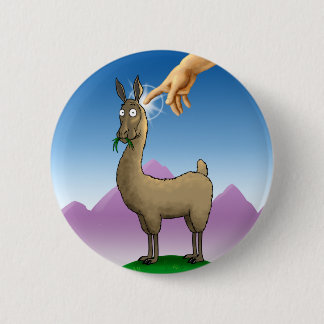 In the Beginning... 6 Cm Round Badge