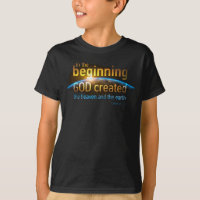 In The Beginning GOD Created Christian Faith Verse