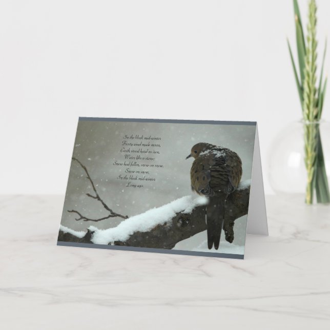 In the bleak mid-winter Christmas card (Front)
