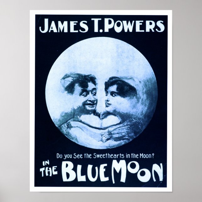 In The Blue Moon Theatre Poster (Front)