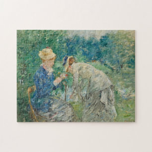 In the Bois de Boulogne   Berthe Morisot Jigsaw Puzzle