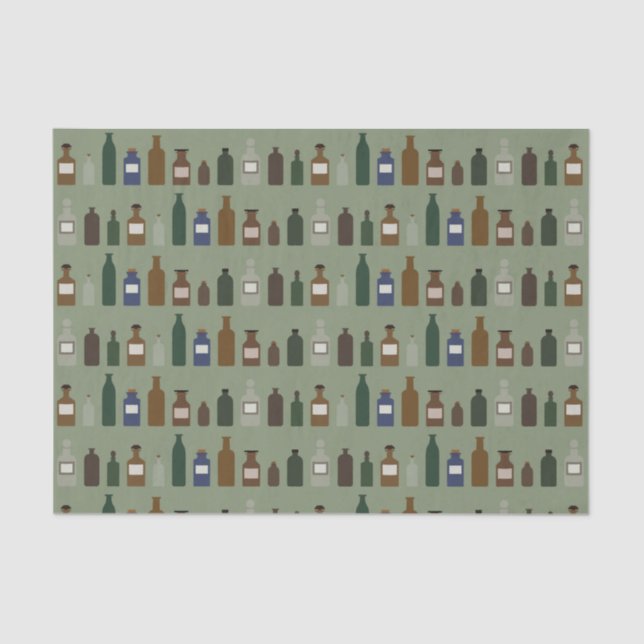 In The Care Of An Apothecary Tissue Paper (Front)