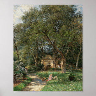 In the Castle Park Hugo Darnaut Poster