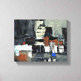 In the city canvas print