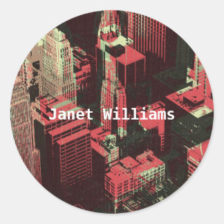 In the City Classic Round Sticker