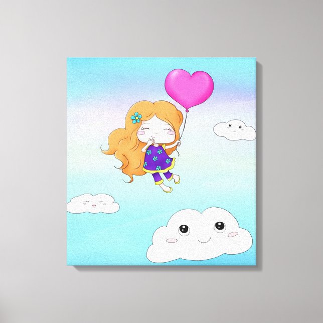 In the Clouds Canvas Print (Front)