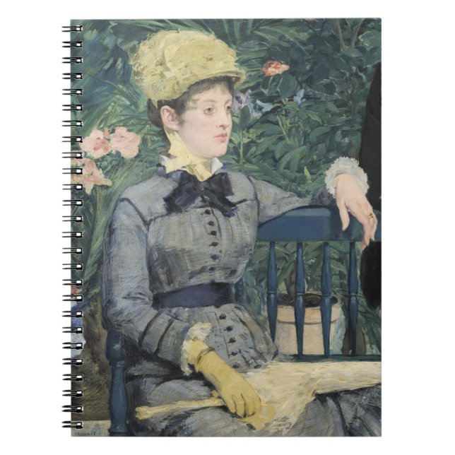 In the Conservatory Edouard Manet    Notebook (Front)