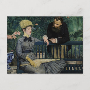 In the Conservatory   Édouard Manet Postcard