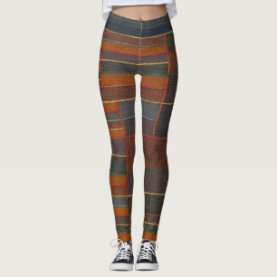 In the Current Six Thresholds, Paul Klee, Abstract Leggings