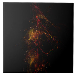 In The Dark Large (6" X 6") Ceramic Photo Tile