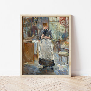 In the Dining Room   Berthe Morisot Poster