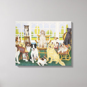 In the Dog House Canvas Print