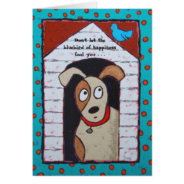 In the doghouse card (Front)