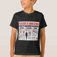 In The Event of Zombie Attack: T SHIRT Boys