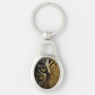 In the Eye of a Tiger Key Ring