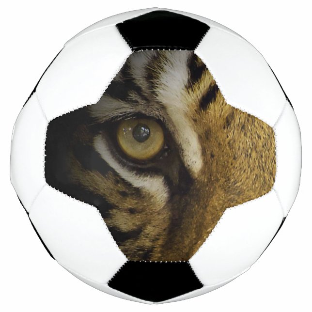 In the Eye of a Tiger Soccer Ball (Front)
