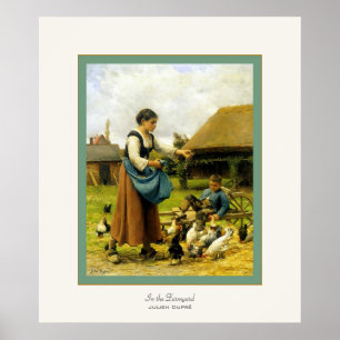 In the Farmyard ~ Julien Dupré ~ Fine Art Print