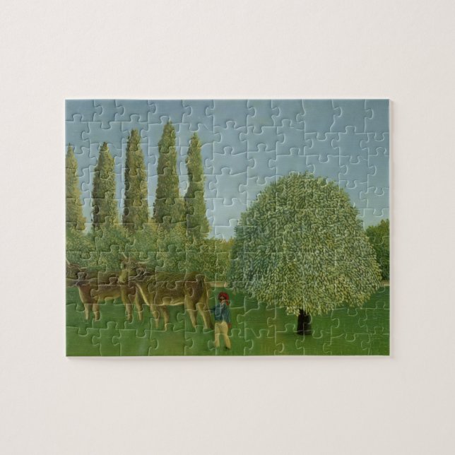 In the Fields, 1910 Jigsaw Puzzle (Horizontal)