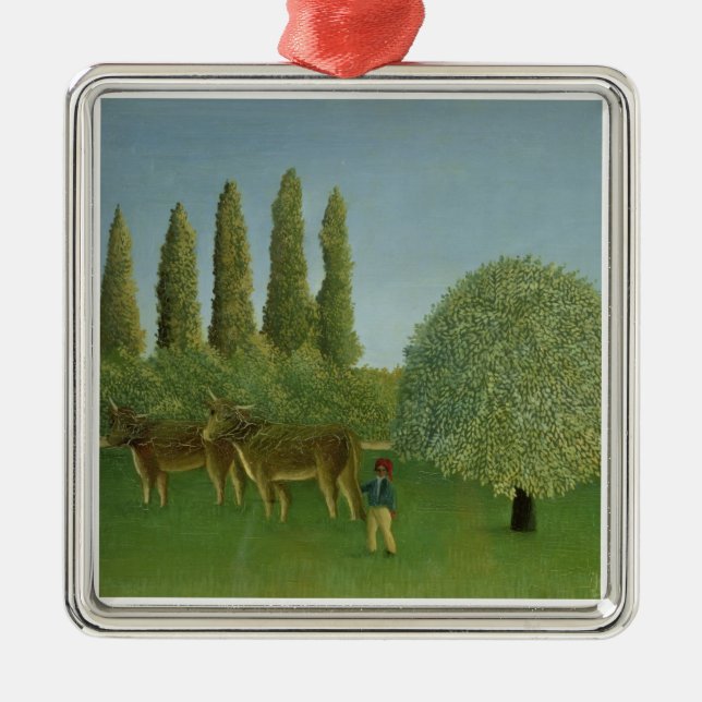 In the Fields, 1910 Metal Tree Decoration (Front)