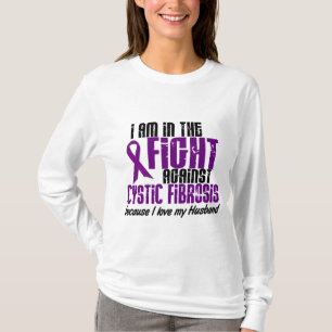 In The Fight Against Cystic Fibrosis HUSBAND T-Shirt