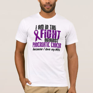 In The Fight Against Pancreatic Cancer WIFE T-Shirt