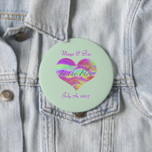 In the Flow of Love 10 Cm Round Badge