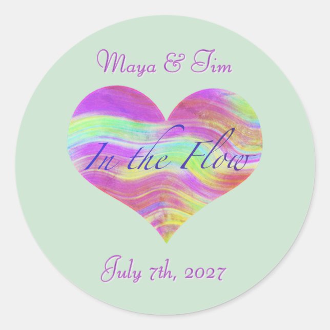 In the Flow of Love Sticker (Front)