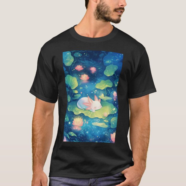 In the Flower Pond Axolotl Sweet Escape T-Shirt (Front)