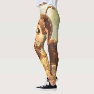 In the Footsteps of Floral Gold.3 Leggings