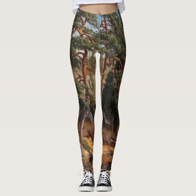 “In The Forest” art leggings (Front)