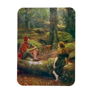 In The Forest Of Arden, c. 1892 by John Collier Magnet