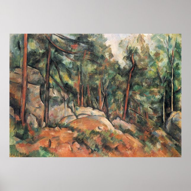 In the Forest - Paul Cezanne - c1898 Poster (Front)