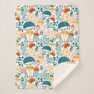 In the forest sherpa blanket