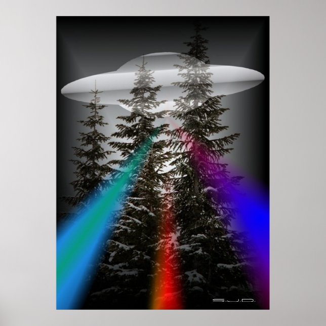 IN THE FOREST - UFO POSTER (Front)
