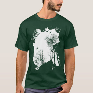 In the Forest white option Scoop T-Shirt