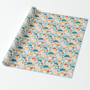 In the forest wrapping paper