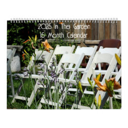 In The Garden 15 Month Flower Calendar