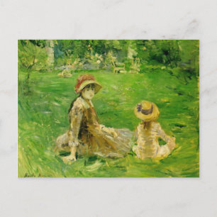In the Garden At Maurecourt Berthe Morisot Postcard