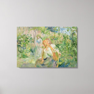 In the Garden at Roche-Plate, 1894 Canvas Print