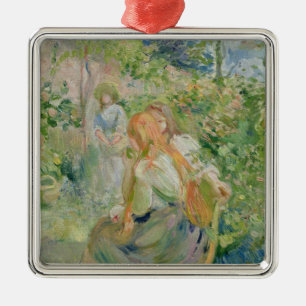In the Garden at Roche-Plate, 1894 Metal Tree Decoration