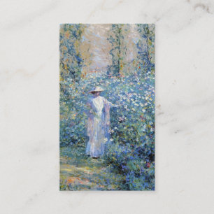 In the garden business card